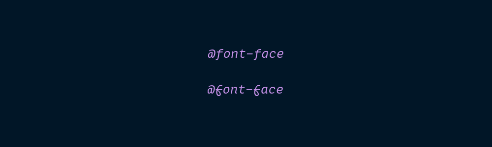 Italic and Script font options